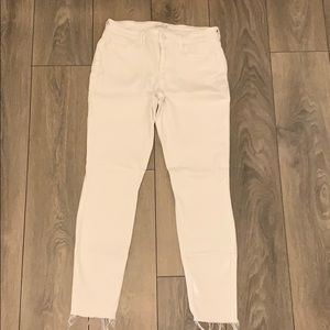 Joe’s Jeans Skinny Ankle Stretch White Denim 28
